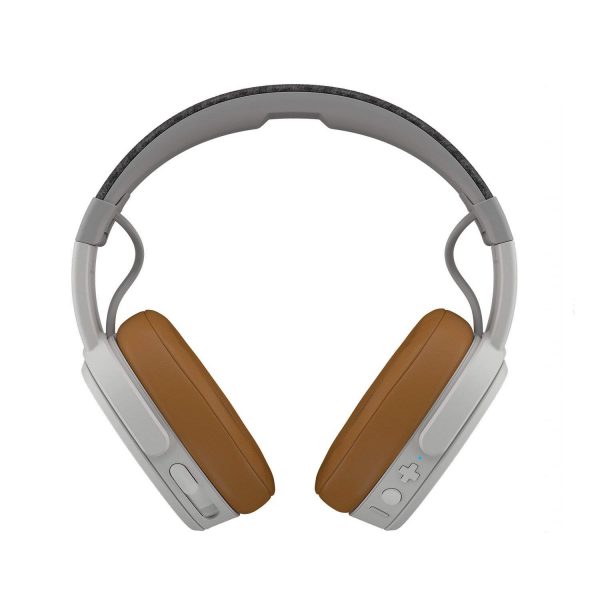 Skullcandy Crusher Wireless Headphones with Microphone - Gray/Tan
