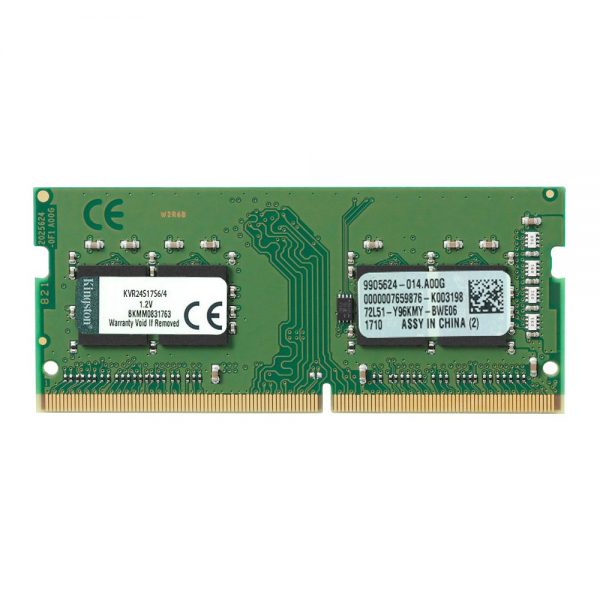 Kingston KVR24N17S6/4 2400MHz DDR4 Non-ECC CL17 260-Pin SODIMM Ram - 4GB