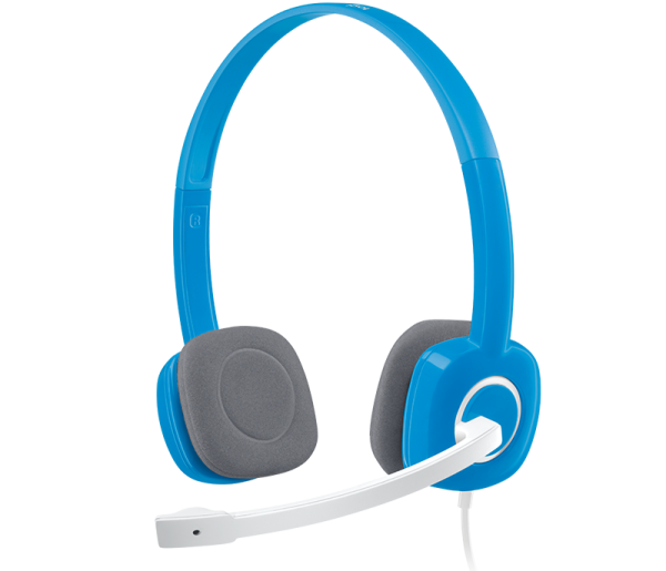 Logitech H150 Stereo Headset - Sky Blue