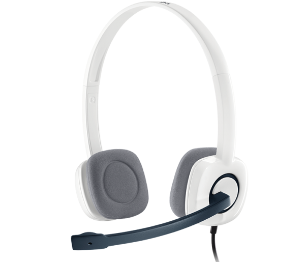 Logitech H150 Stereo Headset - Cloud White