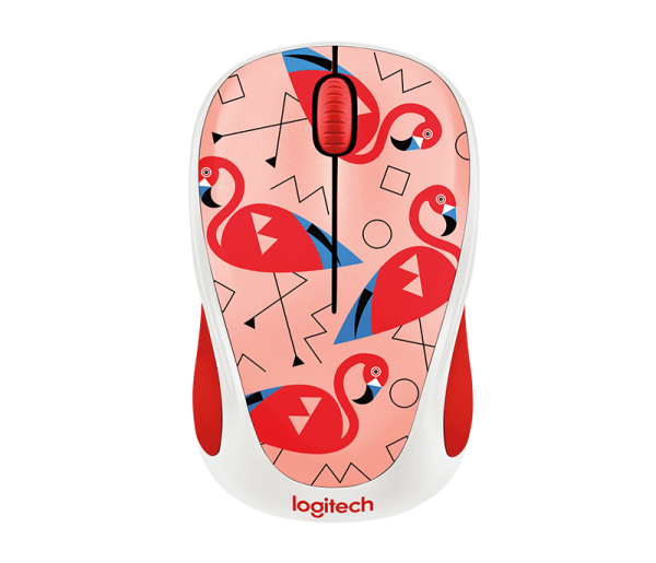 Logitech M238 Party Collection Wireless Mouse - Flamingo
