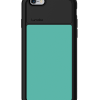 Lumdoo Duo Cover for iPhone 6 with Original Night Glow Effect + Lumdoo Light Pen (Black/Pastle Blue)