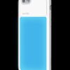 Lumdoo Duo Cover for iPhone 6 with Original Night Glow Effect + Lumdoo Light Pen (White/Blue)