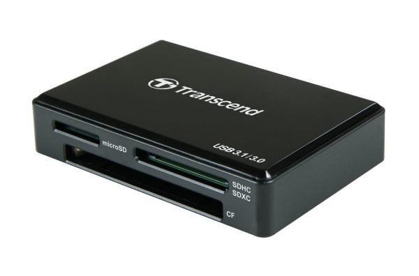 Transcend USB 3.1/3.0 Type-C USB Multi-Card Reader - Black