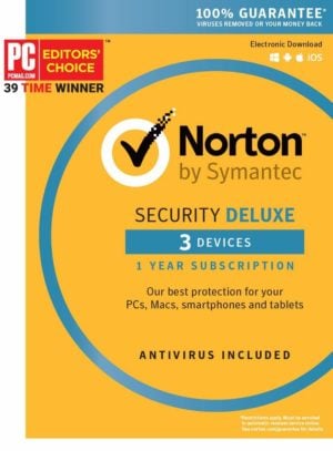 Norton Security Deluxe DVD Retail Pack - 3 Devices