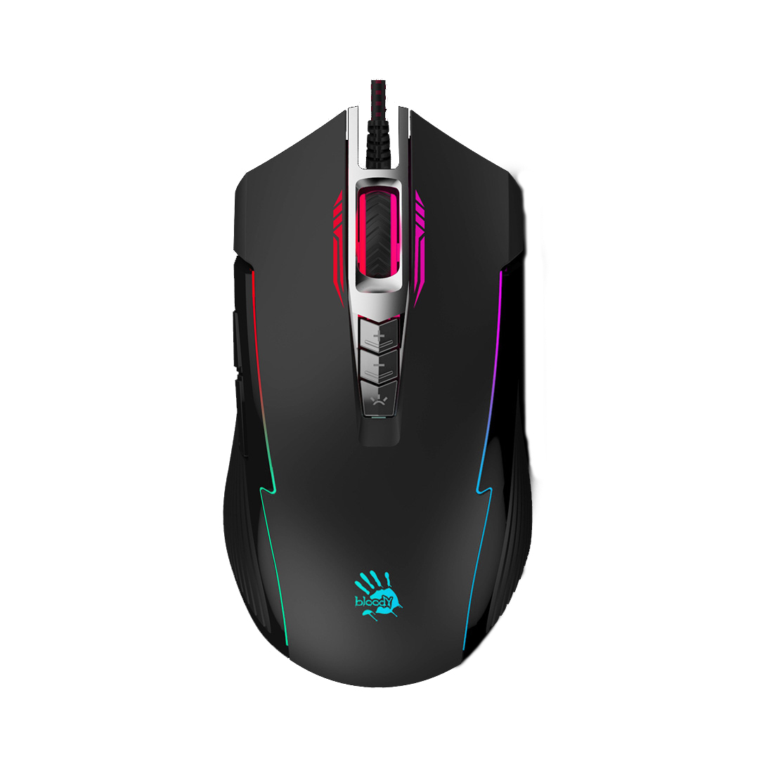 Image result for A4tech Bloody P93 Light Strike 5K RGB Animation Gaming Mouse Black