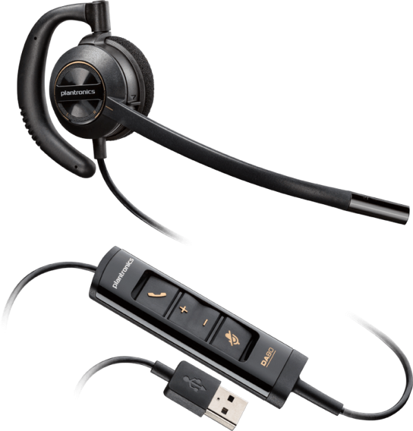 Plantronics Encorepro HW535 Monaural USB Corded Headset