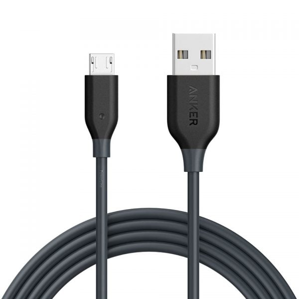 Anker PowerLine Micro USB Cable 6ft - Black