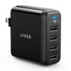 Anker PowerPort 40W 4-Port USB Wall Charger - Black