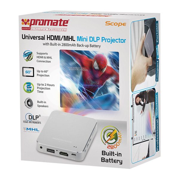 Promate Scope Ultra-portable Mini DLP Projector