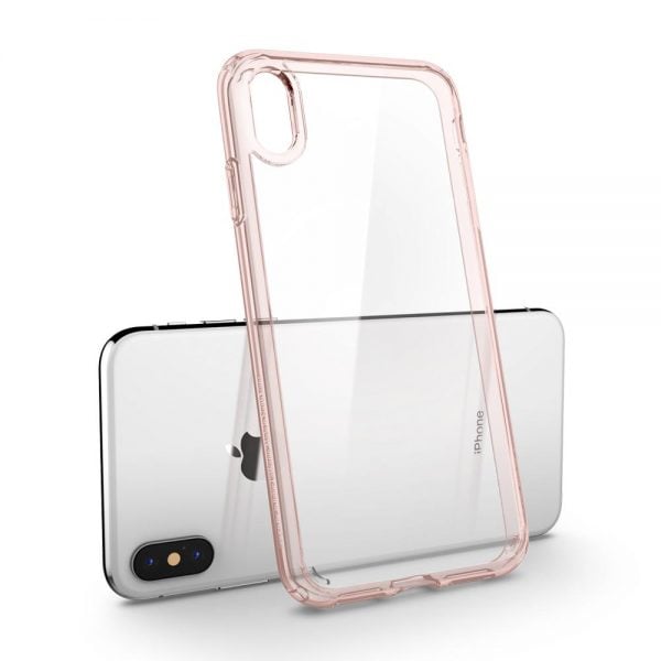 Spigen iPhone XS Max Case Ultra Hybrid - Rose Crystal