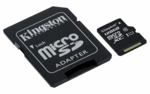 Kingston SDCS Canvas Select Class10 microSD Memory Card - 128GB