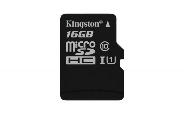 Kingston SDCS Canvas Select Class10 microSD Memory Card - 16GB
