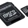 Kingston SDCS Canvas Select Class10 microSD Memory Card - 32GB With Adapter