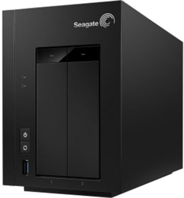 Seagate Business Storage NAS 2 Bay Wired External Hard Drive