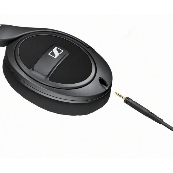 Sennheiser HD 569 Around Ear Headphones with Inline mic (Black)