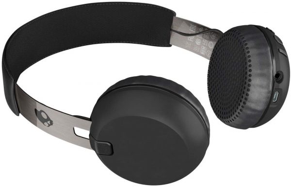 Skullcandy Grind Bluetooth Wireless Headsets - Black/Chrome