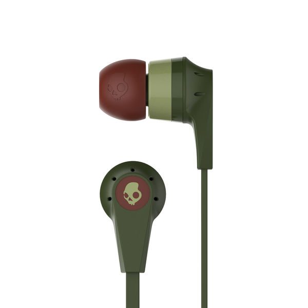 Skullcandy Ink'd 2.0 Earbud Headphones with Mic - Forest