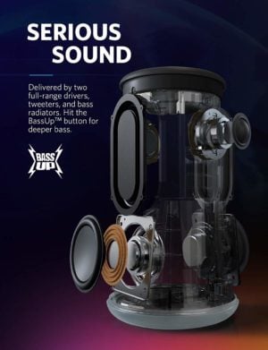 Anker Soundcore Flare Plus Waterproof Portable Bluetooth Speaker