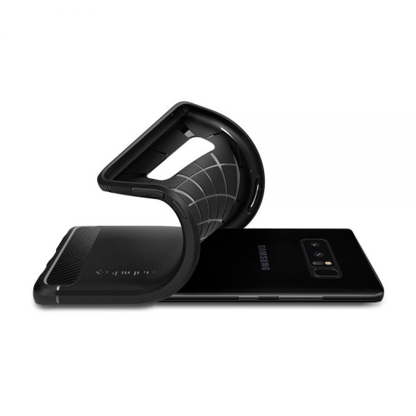 Spigen Samsung Galaxy Note 8 Case Rugged Armor - Matte Black