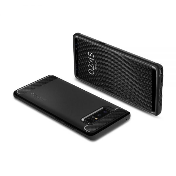 Spigen Samsung Galaxy Note 8 Case Rugged Armor - Matte Black