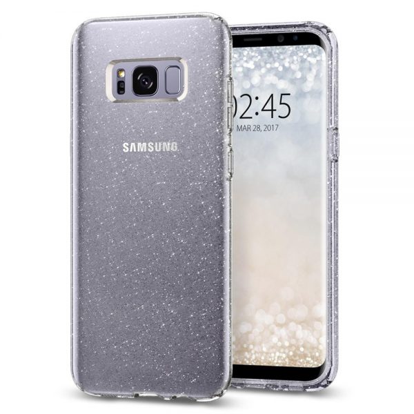 Spigen Samsung Galaxy S8 Plus Case Liquid Crystal Glitter - Crystal Quartz