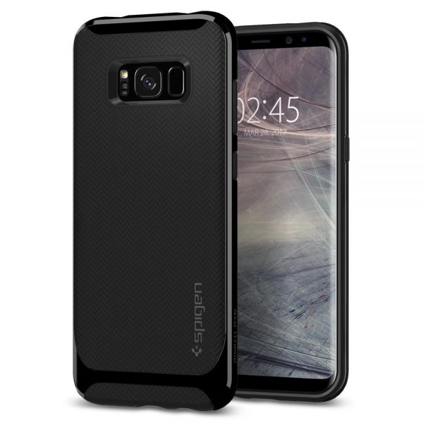 Spigen Samsung Galaxy S8 Plus Case Neo Hybrid - Shiny Black