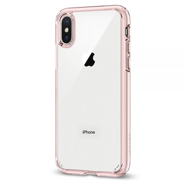 Spigen iPhone X Case Ultra Hybrid - Rose Crystal