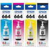 Epson 664 70ml 4 Color Ink Bottles Set