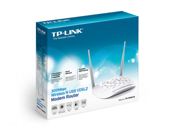 TP-Link TD-W9970 300Mbps Wireless N USB VDSL2 Modem Router