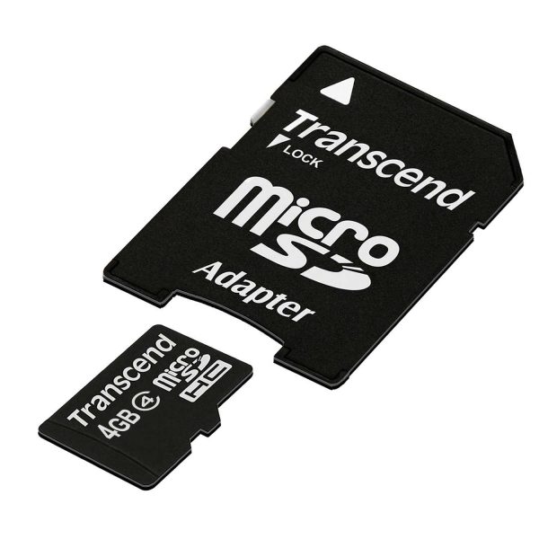 Transcend 4GB microSDHC Card Class 4 (SD 2.0)