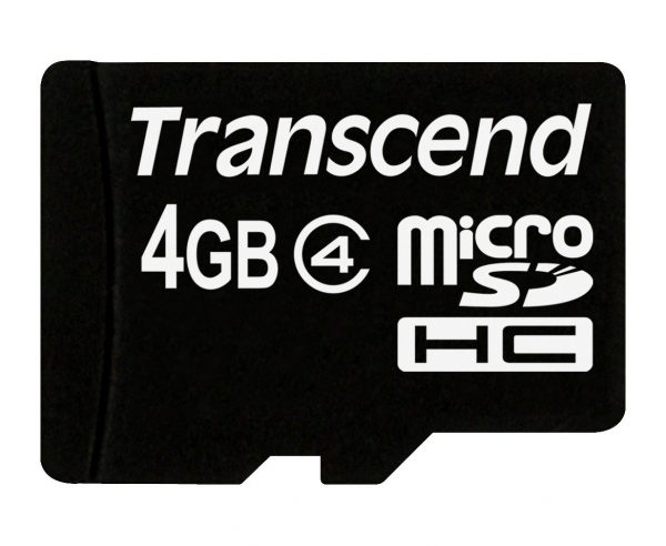 Transcend 4GB microSDHC Card Class 4 (SD 2.0)