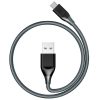 Tronsmart ATC5 Braided Nylon USB-C to USB-A Charging & Syncing Cable 3Ft x 1 - Grey