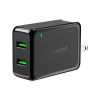 Tronsmart W2TF 36W Dual Port Quick Charge 3.0 Wall Charger - Black