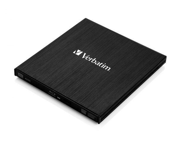 Verbatim External Slimline USB 3.0 Blu-ray Writer - Black