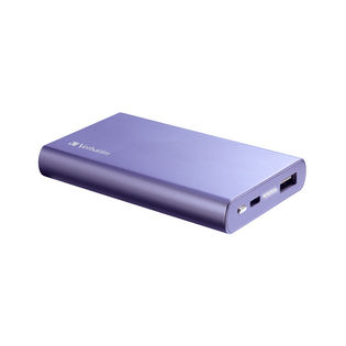 Verbatim 6000mAh Li-Polymer Power Pack Charger (Purple)