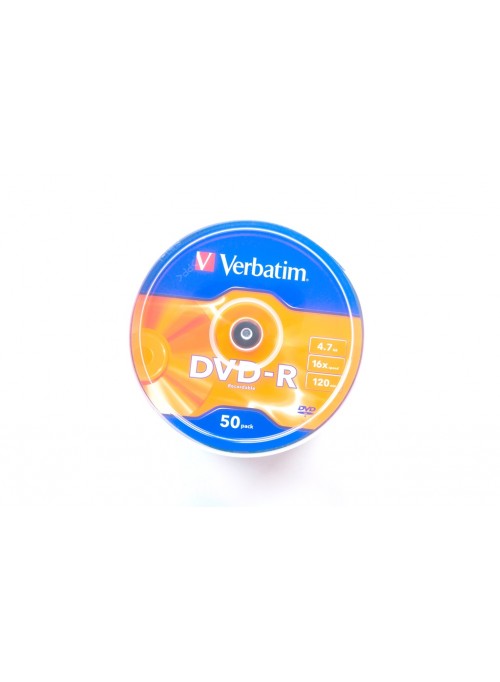 Verbatim DVD-R 4.7GB 16X 50PK Spindle Made In Japan