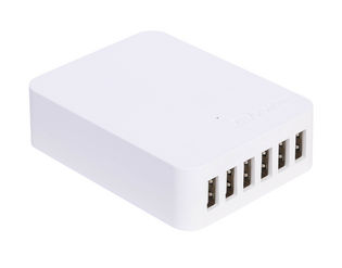 Verbatim 6 Ports USB Charger White