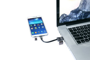 Verbatim OTG Cable for microSD card (Charging & Sync) - Black/Grey