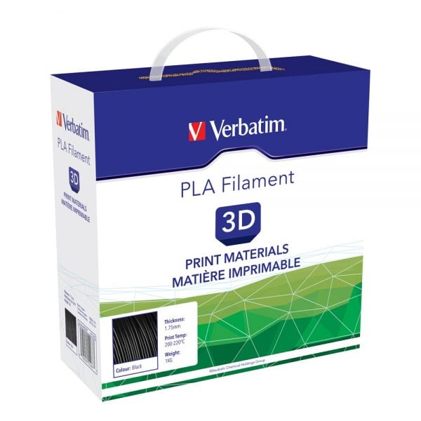 Verbatim PLA 3D Filament - 1.75mm 1Kg - Black