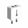 Space Dual Port USB Wall Charger WC-101 - White