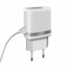 Space Micro USB Cable Wall Charger WC-105 - White