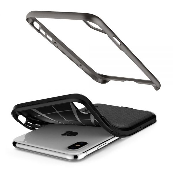 Spigen iPhone XS Case Neo Hybrid - Gunmetal