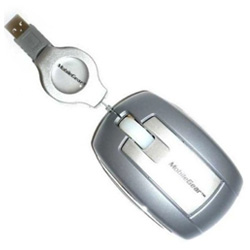 MG Blue Sparrow Series Optical Mouse - Grey