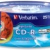 Verbatim CD-R 5 Color Lightscribe Spindle/25
