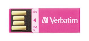 Verbatim Store'n'Go Clip-it USB 2GB (Pink)