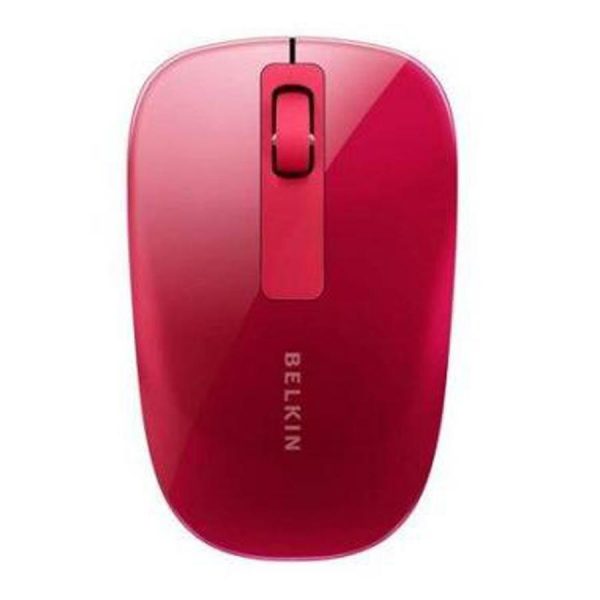 Belkin Magnetic Wireless Laptop Mouse with Magstick (Red)