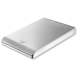 Seagate FreeAgent Go 250-GB USB 2.0 Drive Titanium Silver