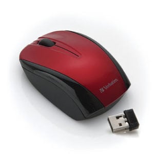 Verbatim GO Nano Wireless Notebook Mouse (Red)