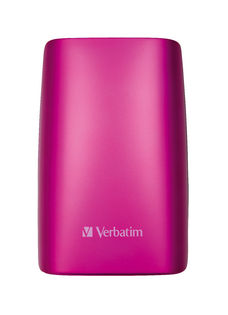 Verbatim 2.5" Portable Hard Drive USB 500GB (Hot Pink)